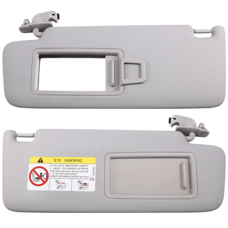 

Левое+правое зеркало для макияжа с подсветкой, 1 пара, серое, 8W0857551 8W0857552 для A4L A5 Q5L Q2L