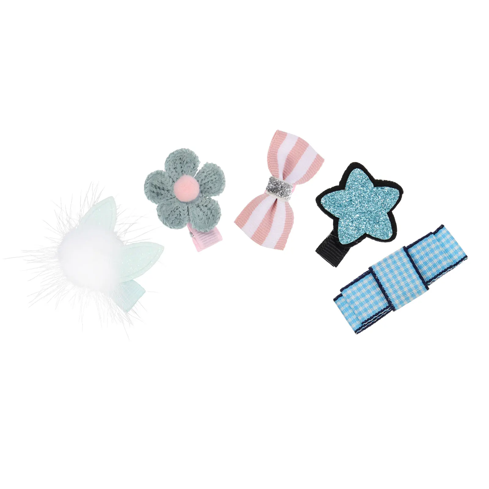 

5 Pcs Pet Styling Clips Hair Decor For Pet Hairpins for Hair Clips Dog Headwear Supplies Dog Hairpins