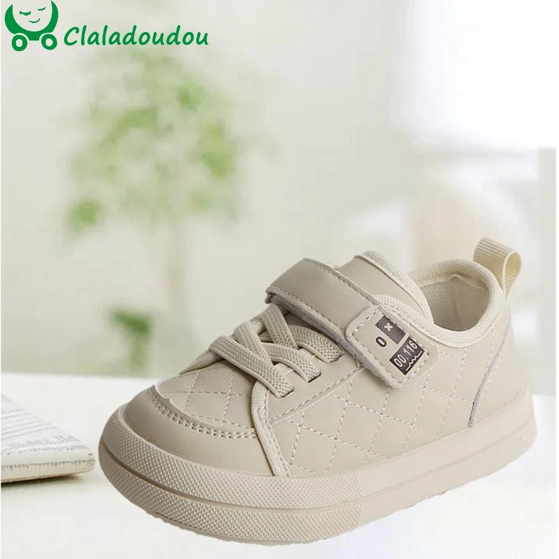 Brand New Enfant Boys Sneakers,Solid Soft Beige Kids Girls Sewing Autumn Shoes,Children Little Baby Khaki Casual Shoes