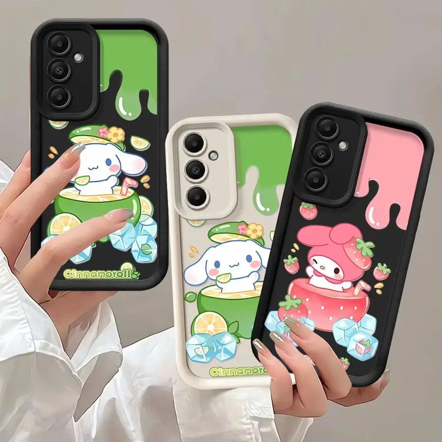 Strawberry Melodys Phone Case for Samsung Galaxy A54 A24 A53 A16 A52s A22 A52 A73 A51 A13 A35 A34 A55 ShockProof Cover