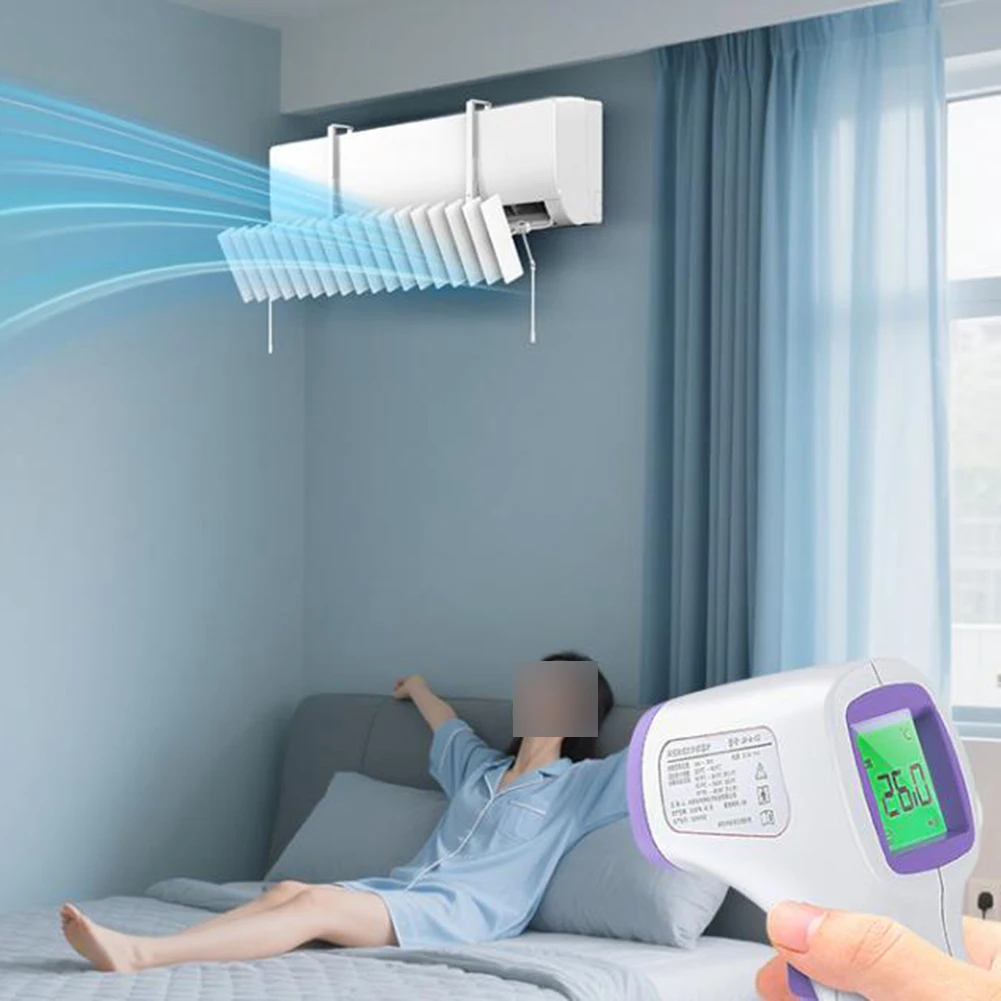 Adjustable Louver Air Conditioning Deflector Home Climate Control Adjustable Airflow Direction Cover Easy Installation Process