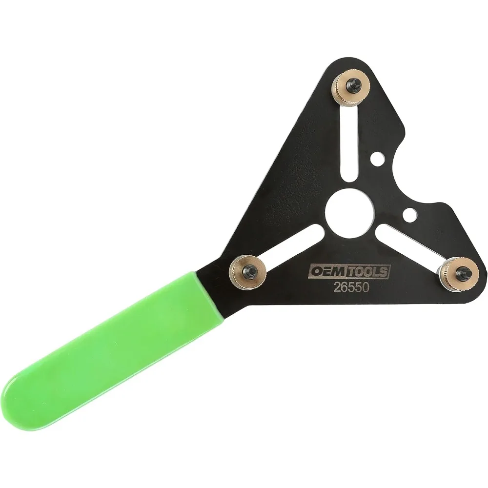 أداة تثبيت القابض OEMTOOLS 26550 A/C، دبوس قابل للتعديل، تناسب المركبات مع مسامير تثبيت قابض مروحة 1/4 بوصة - 20، مكيف هواء السيارة #1