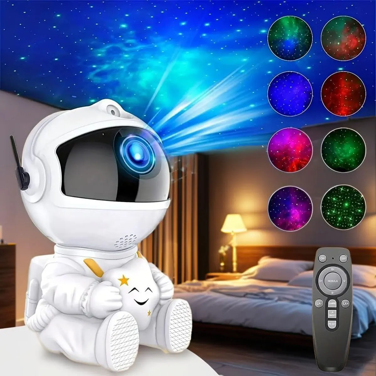 Astronaut Galaxy Projector,  Night Light for Kids,Nebula Ceiling LED Lamp, Room Decor,Birthdays  Gifts for Christmas,