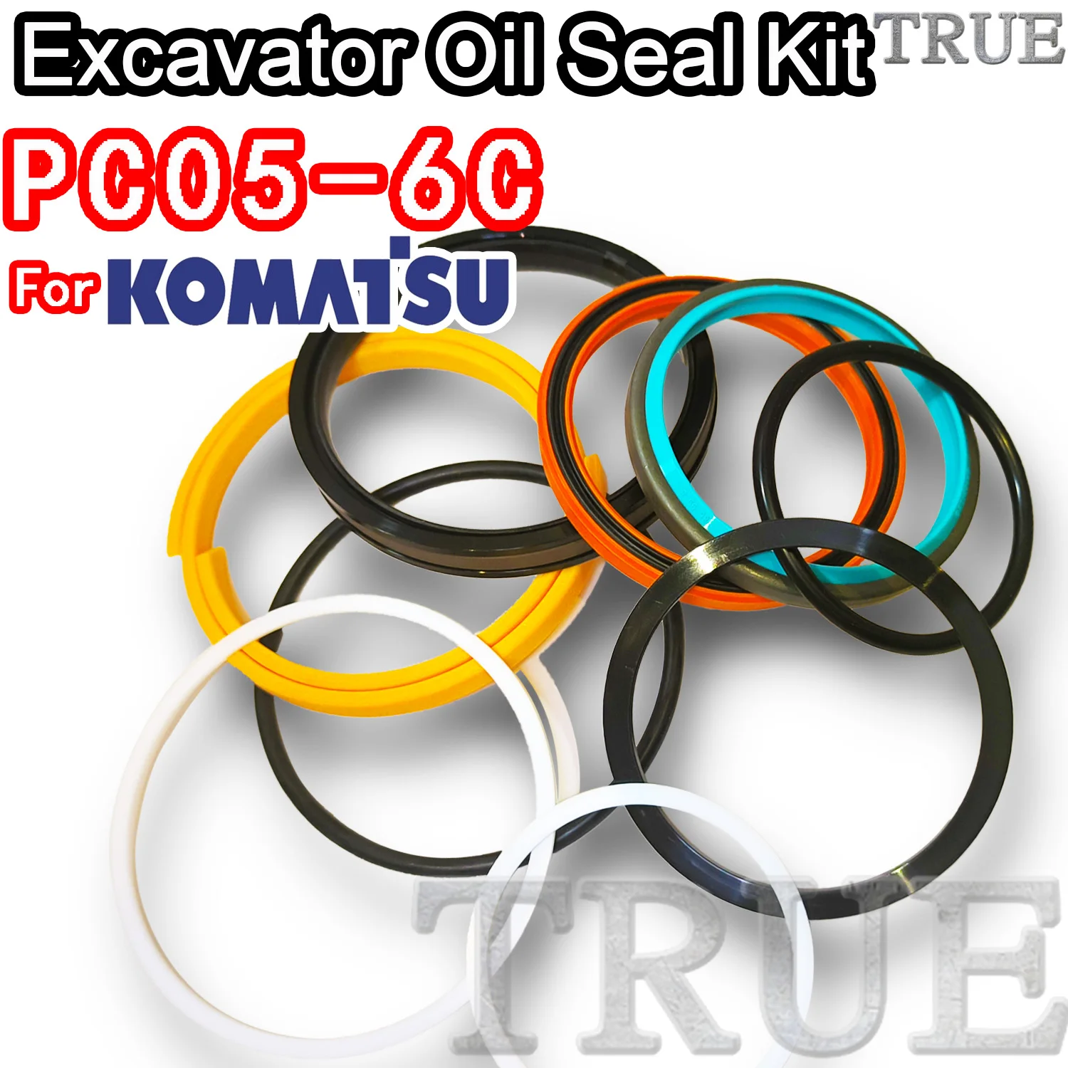 

For PC05-6C KOMATSU Oil Seal Excavator Repair Kit PC05 6C Swing Gear Center Joint Gasket Nitrile NBR Nok Washer Skf Service Tool