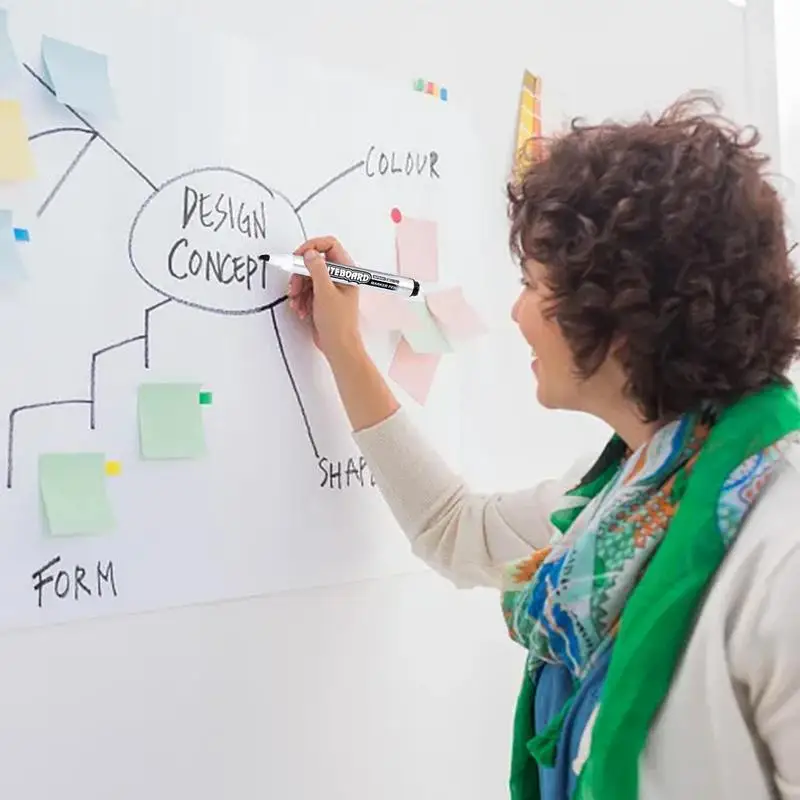 Маркеры для доски стираемые маркеры, 10 шт., устойчивые к выцветанию и размазыванию, ручки для белой доски для школы и дома