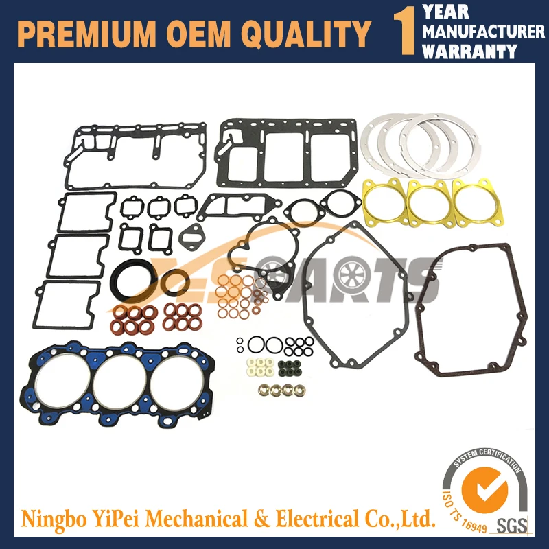 

Full Gasket Set, Joint For Lister Petter, Onan, 657-34261, LPW3, LPWS3, LPW.3 Cylinder