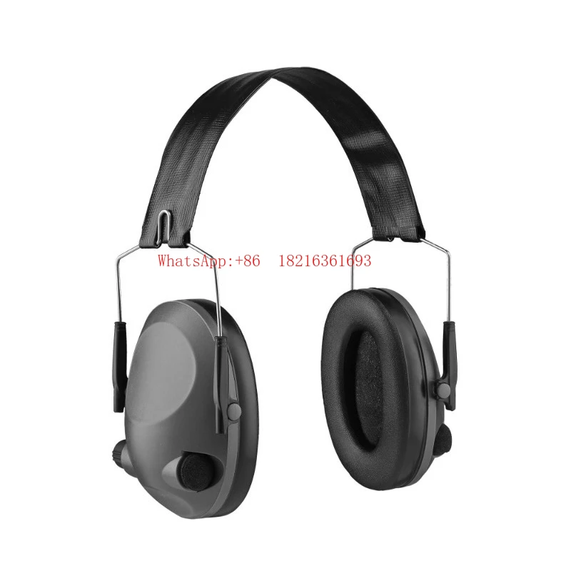 6S Professional Tactical Pickup Sound Insulation Earmuffs Head-mounted Foldable
