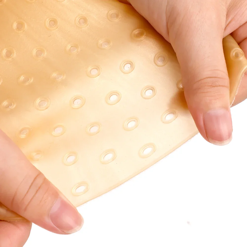 صالون تصفيف الشعر صبغ الشعر قبعات مع السنانير المعدنية المهنية الحلاق سيليكون غطاء صبغة شعر صالون الحلاقة أدوات التصميم العرض