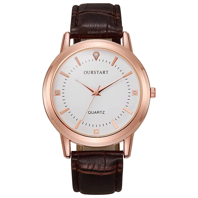 Fashion Couple Leather Strap Watches Women Quartz Watch Trend Student Watch Luxury Clock Relojes Mujer Relogio Feminino