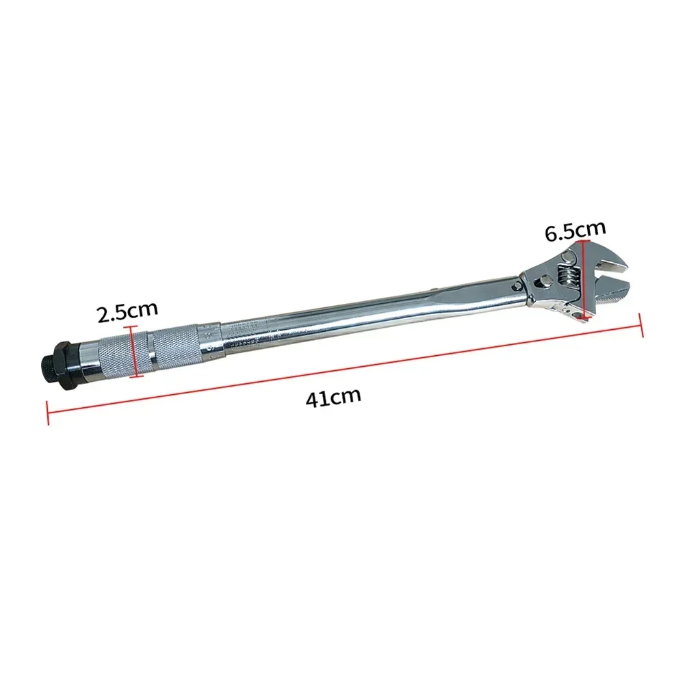 4-in-1 Adjustable Torque Wrench 16in 19-110N.m 30mm Multifunctional Wrench Spanner Repair Tool For Bathroom Carpentry Work