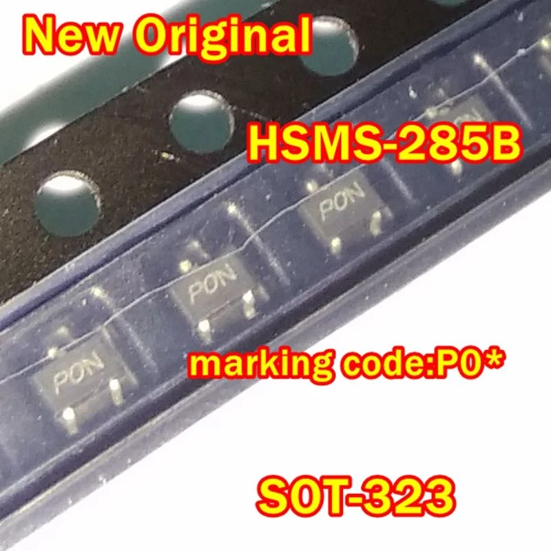 

5Pcs to 100Pcs New Original Hsms-285B Hsms-285B-Tr1G Sot-323 Marking Code:P0* Surface Mount Zero Bias Schottky Detector Diodes