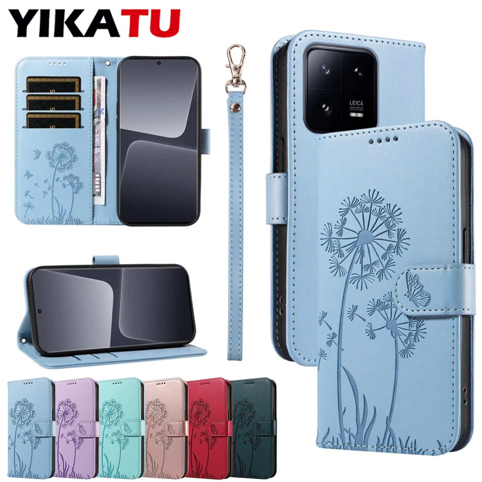 

Anti Theft Brush Card Stand Wallet Leather Phone Case For Xiaomi 15 Ultra 5G 14T 13T 12T 11T 10T Pro 14 13 12 11 Lite Flip Cover