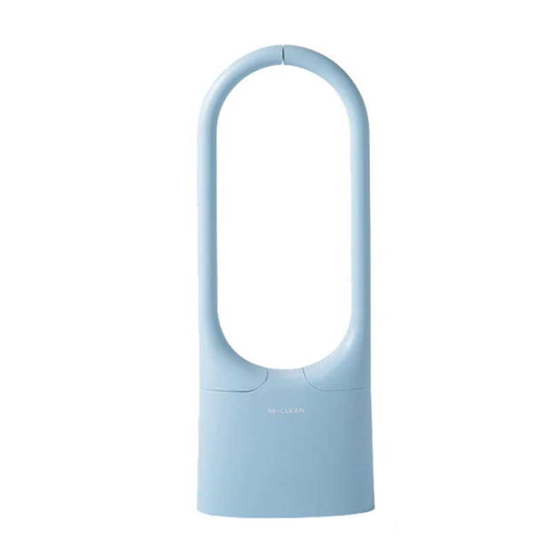 The Toilet Brush Mounted Toilet Brush No Need To Punch High Silicone Material Toilet Cleaning Tool Wash Blue-AT30