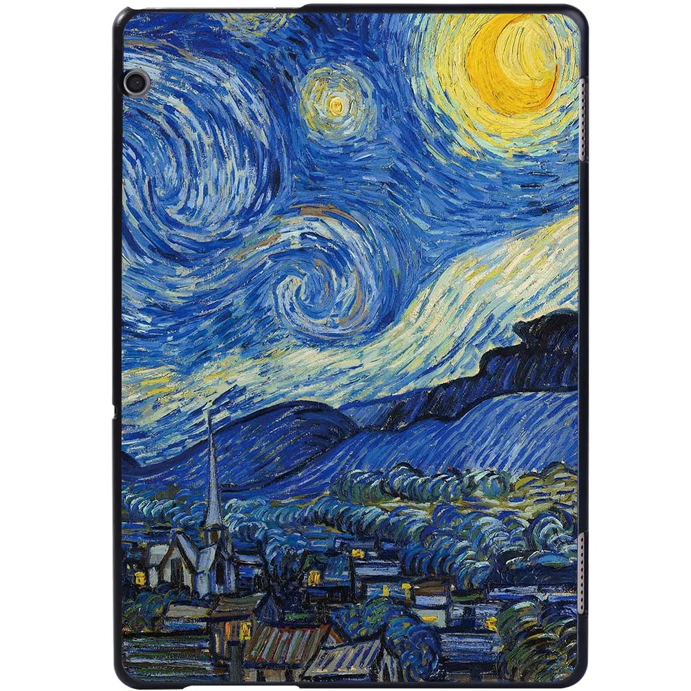 Чехол для планшета Huawei MediaPad M5 Lite 8/M5 Lite 10.1/M5 10.8/T5 10 10.1/T3 8.0/T3 10 9,6-дюймовый жесткий чехол с принтом краски