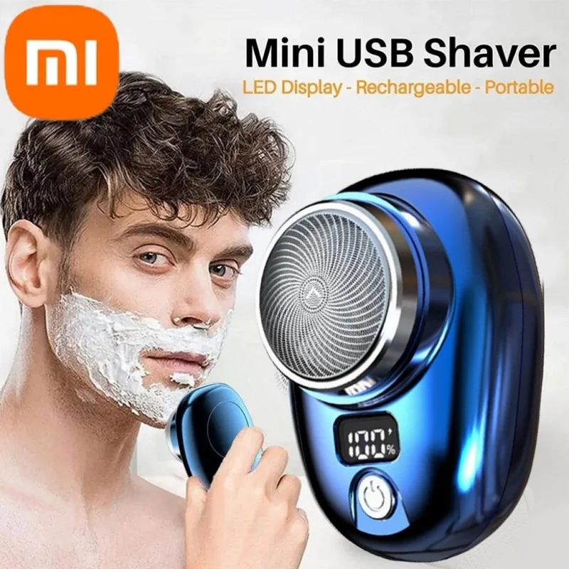 Xiaomi USB Mini Shave Taschen format tragbare Elektro rasierer wiederauf ladbare Rasierer Männer Mini Travel Elektro rasierer tragbare Rasierer