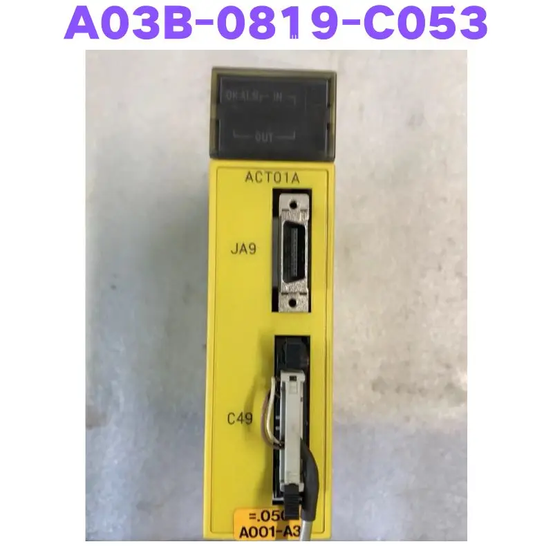 Second-hand A03B-0819-C053 A03B 0819 C053 IO Module Tested OK
