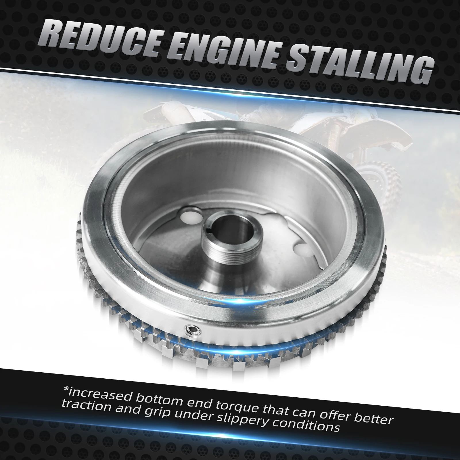 NICECNC For KTM EXC tpi 300 2023 EXC 300 XC XCW 6D tpi 2017-2022 For HUSQVARNA TE300 TE300i 10oz/283(±5g) Flywheel Weight Circle