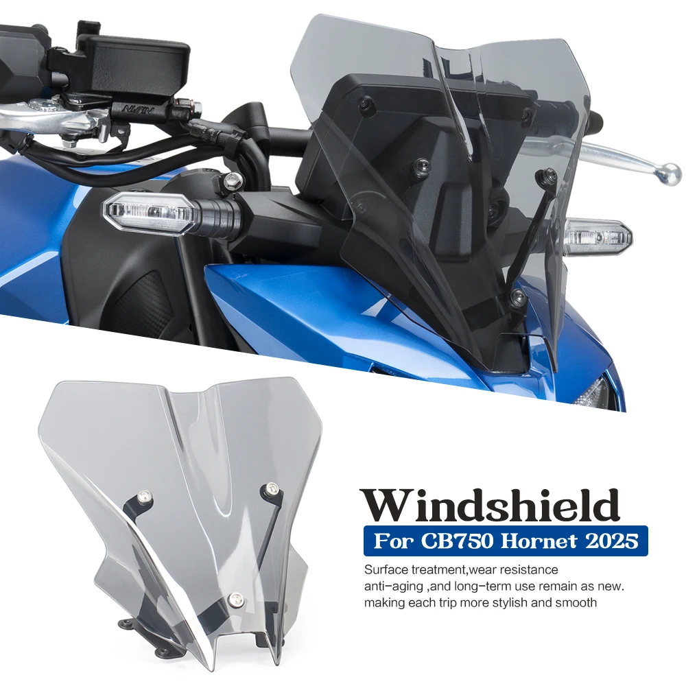 

2025 Windscreen Windshield For Honda CB750 CB 750 Hornet Motorcycle Touring Visor Wind Air Fairing Deflector Screen Accessories