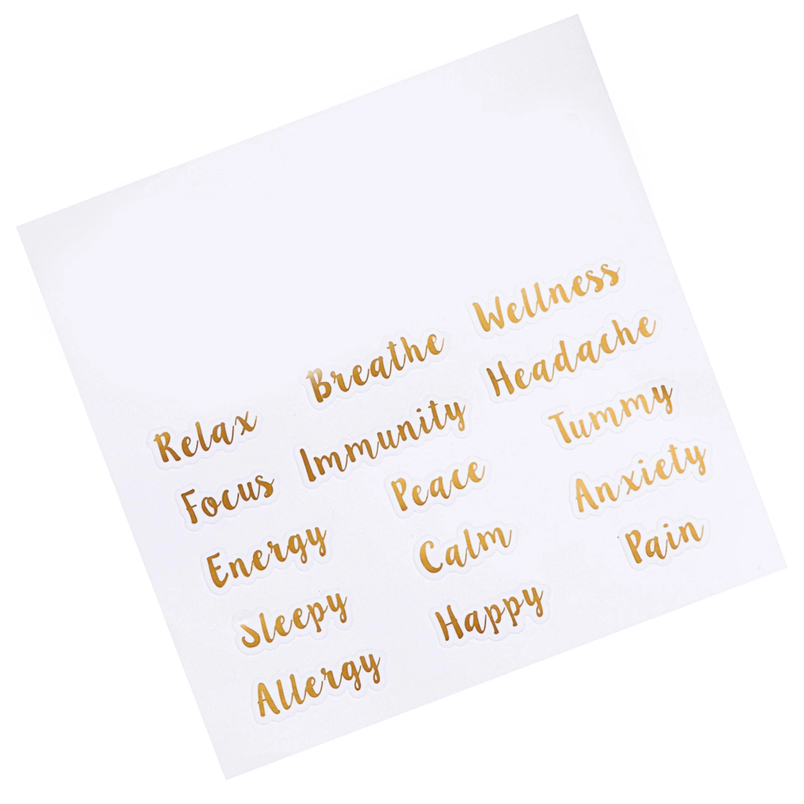 

5 Sheets Essential Oil Bottle Labels Letters Stickers Tag Decals for Aromatherapy Containers Self-Stick Labeling System Keep