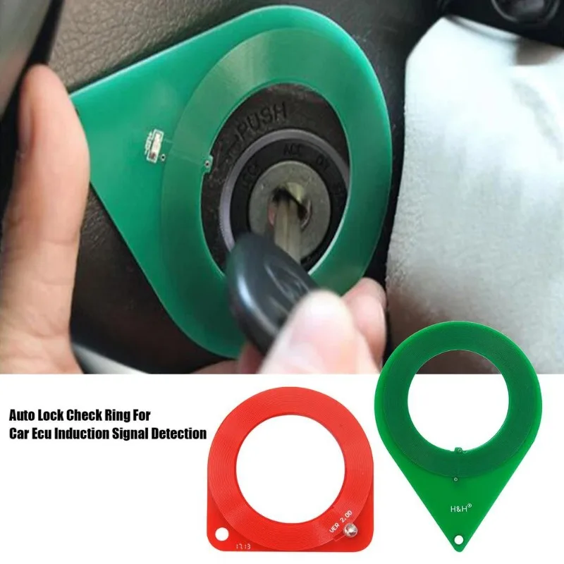1Pc Vehicle Testing Tools Car Key ECU Test Coil Automotive ECU Induction Signal Detection Card Diagnostic Tool