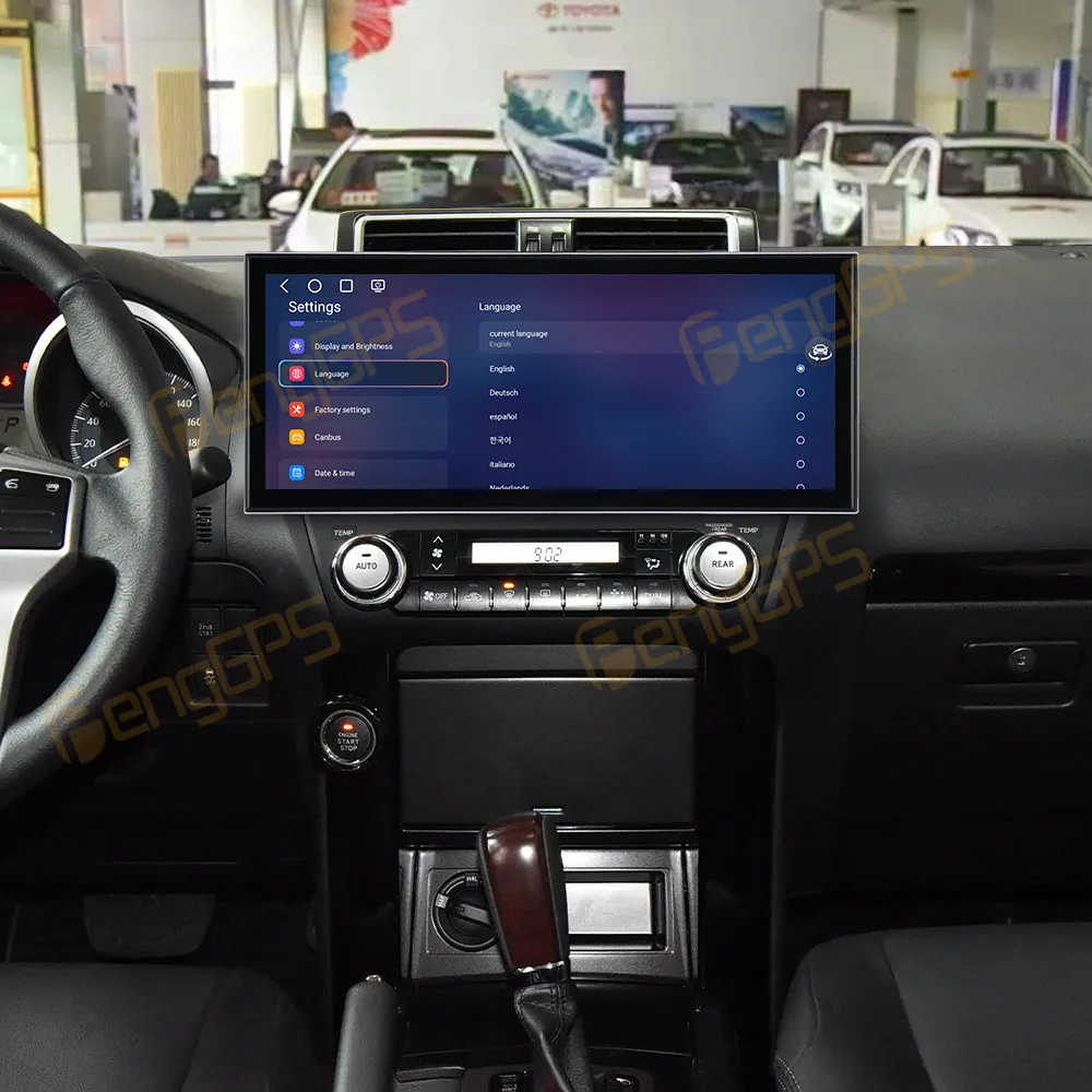 

15,8-дюймовый автомобильный радиоприемник CarPlay Android 15 для Toyota Prado 2010-2020, мультимедийный плеер с сенсорным экраном, GPS-навигация, головное устройство DSP
