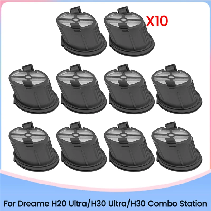 

T99C-10 шт. Hepa-фильтры для Dreame H20 Ultra/H30 Ultra/H30, комбинированная станция, скребок для пола, аксессуары для пылесоса