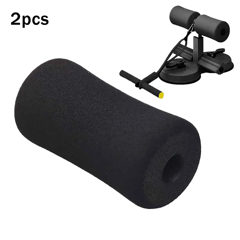 New 2Pcs Training Sleeve Rolling Foam Roller Gym Exercise Foot Exercise Machines Roller Sit Board Hook Foot Foam Fitness Pads