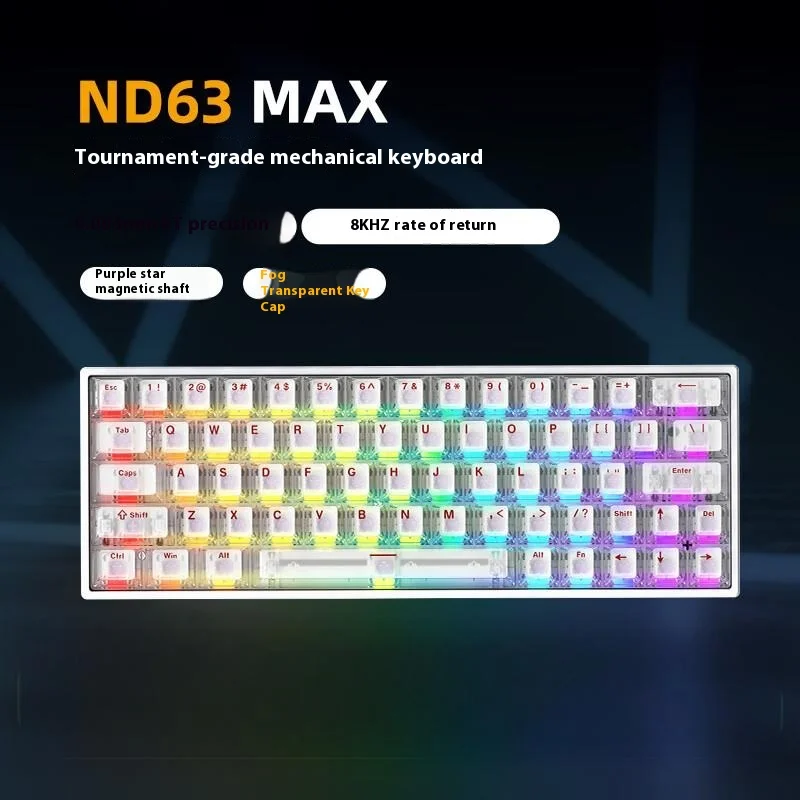 Irok ND63 MAX/Ultra Gaming Keyboard Wired 8kHz Polling Rate Hot