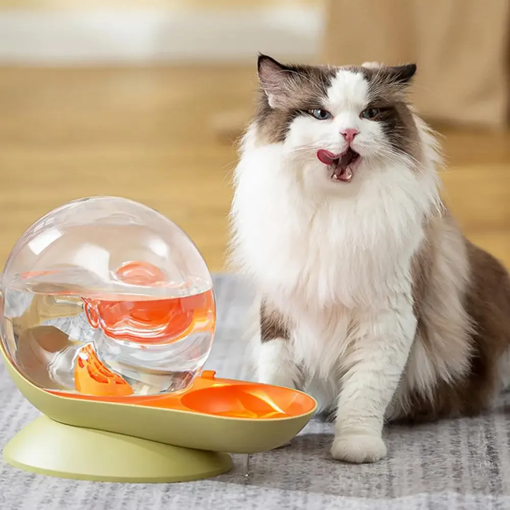 Snail Shaped Bubble Fountain Pet Water Cup Automatic Pet Water Dispenser for Cats Dogs Large Capacity Cat Water Bowl Pet Supplie