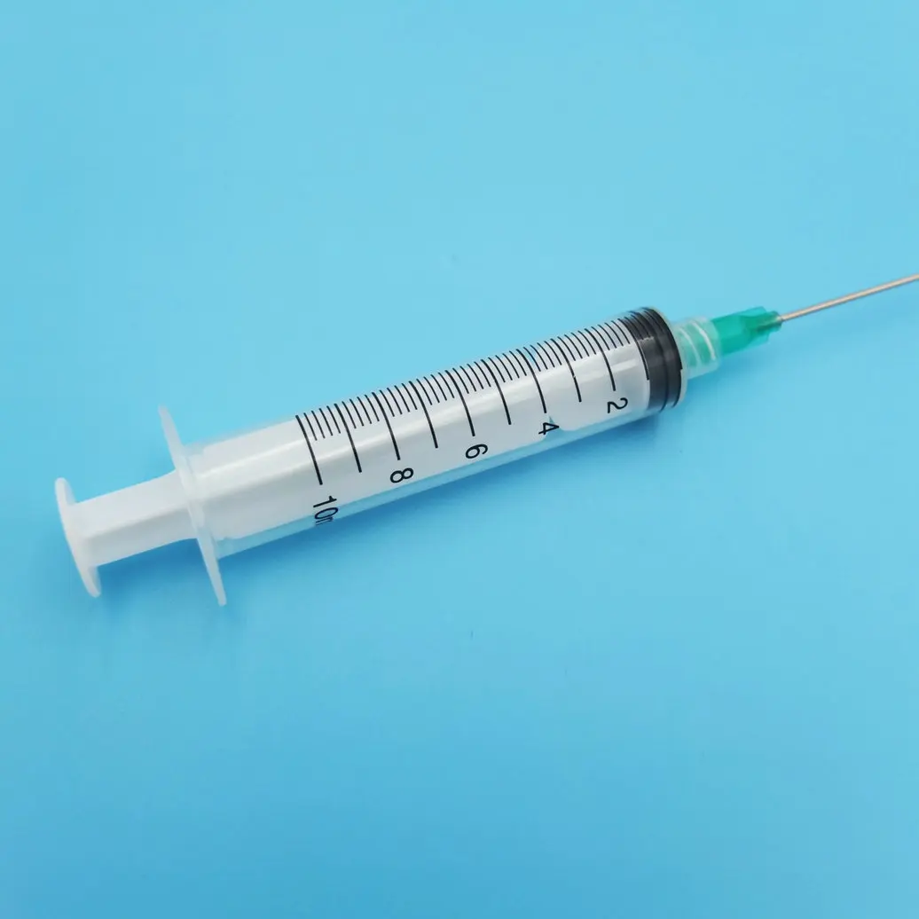 10ml Syringe with 18G X 11/2inch Blunt Tip Fill Needle, 10 pack