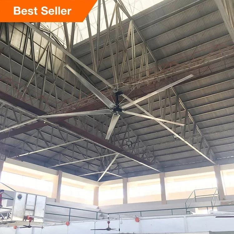 Dawang 2024 24ft industrial ceiling fan for factory and warehouse innovative HVLS Fans