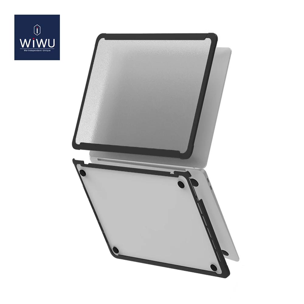 WiWU Dual Color Laptop Case for MacBook Air 13.6 M5 2026 Ultra-slim Carry Case for MacBook Pro 14.2 M5 2026 Laptop Replace Cover
