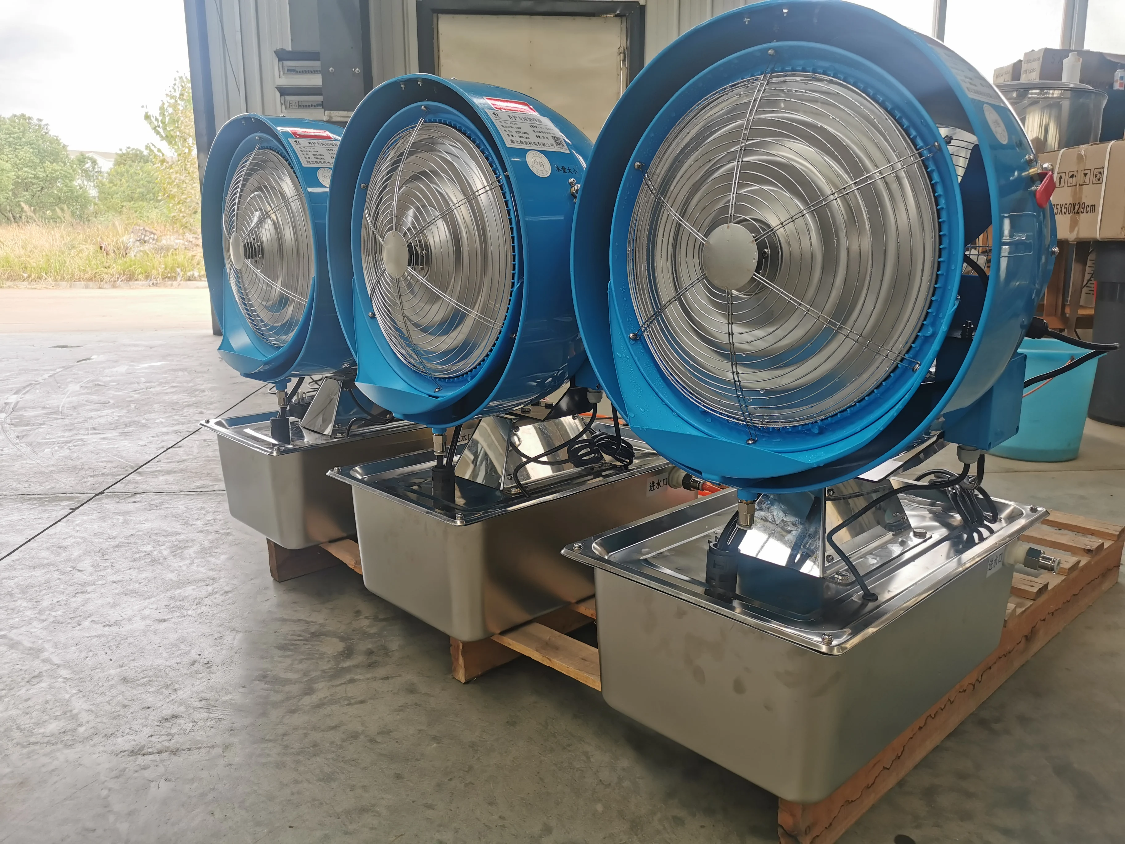 Summer Industrial Humidifier Agriculture Humidifier Spray Farm Mist Fan Water Misting Fan Agricultural Greenhouses