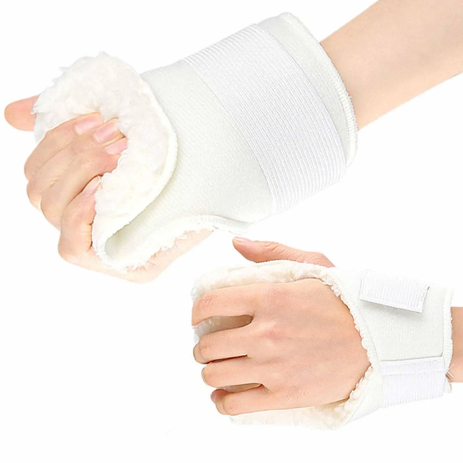 Palm Protector Thermal Velvet Sponge Palm Sleeve Breathable Elastic Guard for Wrist Support in Sensitive Hands