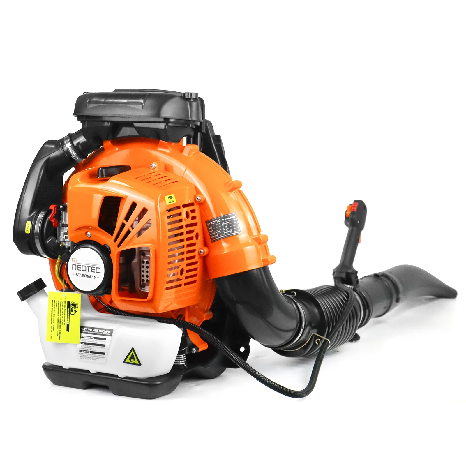 Backpack Blower Leaf Blowers Oil  Powered 75.6 CC Professional User 2 Stroke Cycle for Lawn Care Patio Gift
