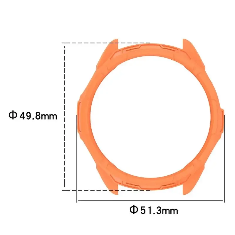 TPU 소프트 실리콘 케이스 쉘 시계 스트랩 보호 커버, 가민 에픽스 프로 (2 세대) 51mm 47mm 42mm, 페닉스 7S 7 7X 프로용