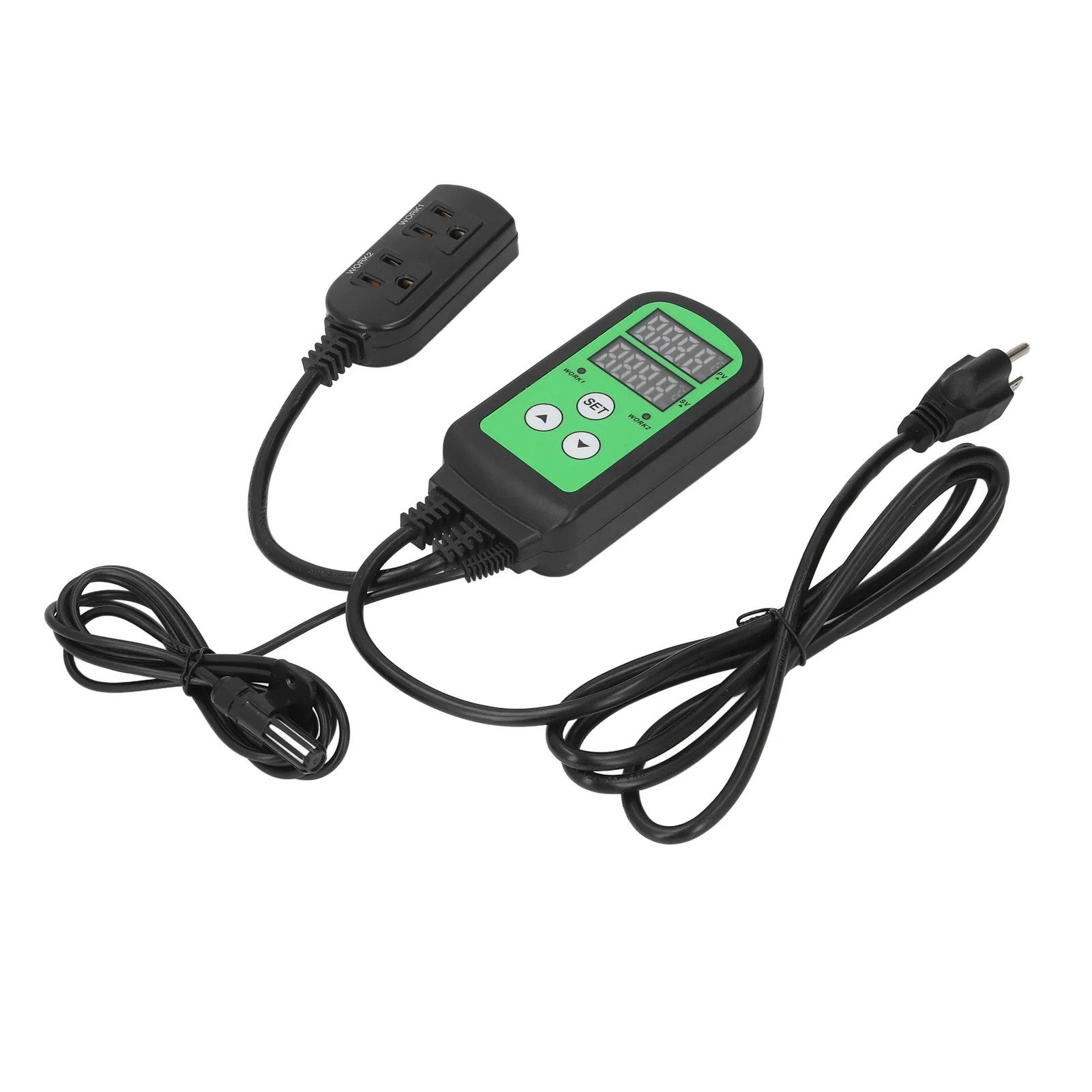 1200W Humidity Controller Pre Wired Digital Humidity Regulator Double LED Display Humidifier Dehumidifier for Greenhouse
