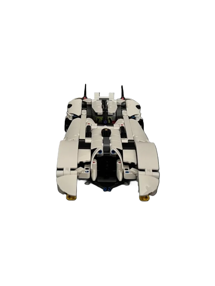 Set di blocchi di costruzione modello di auto mobile MOC-239608 Mattoni da supereroe del film Regalo di Natale