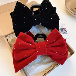 Decorate Cloth Fashion Simple Hairclip Bowknot Shape Bow Hair Clip Hair Accessories