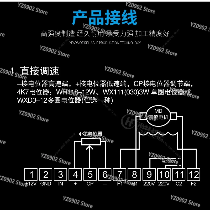 لوحة تحكم في سرعة آلة صنع الأكياس: TSCG-200/400 وحدة تحكم محرك التيار المستمر الكهروضوئي للتغذية