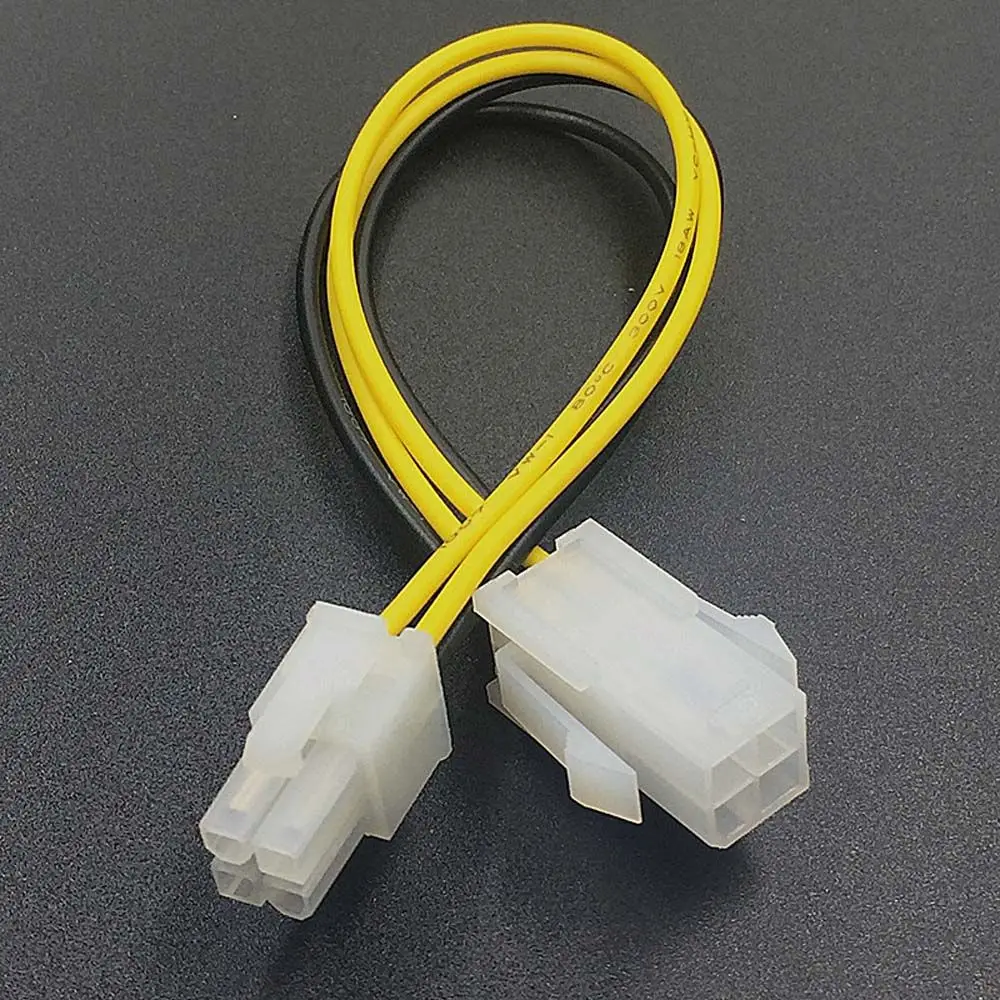 Pin Male To 4Pin Female Power Adapter Power Supply Extension Cable PSU Extension Cable Extention Power Cable Extension Adapter