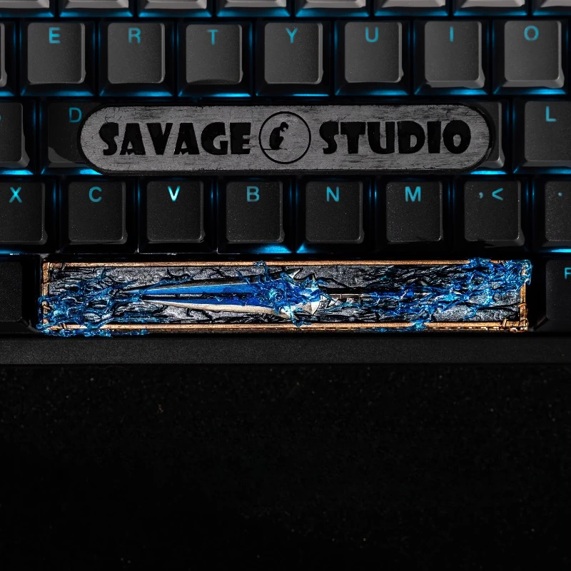 World of Warcraft Theme Keycap Resin 3D Handmade Keycaps Gaming Peripherals Thunderfury Mechanical Keyboard Cap Gifts for Boys