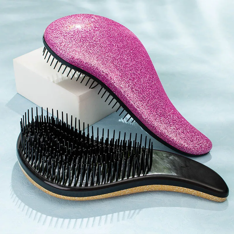 Ergonomische Bürste für Sanfte Haarentfernung, Geeignet für Alle Haartypen, Nass oder Trocken für Haaraccessoires – Detail 1