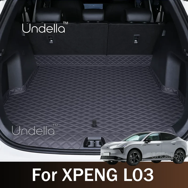 Für XPENG L03 2026 2027 Kofferraummatte, Laderaumauskleidung, Laderaumschutz, Ledermatte, Innenraummodifikation, Autozubehör, Dekoration