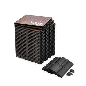 25 قطعة من بلاط ألغاز PP PVC ا...