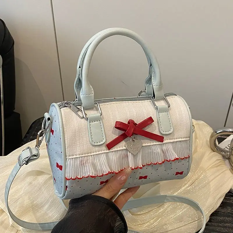 

Cute Bucket bag Fashion Single Shoulder bag Zipper Handle Tote Luxury Designer Cross Pouch New Lady bags