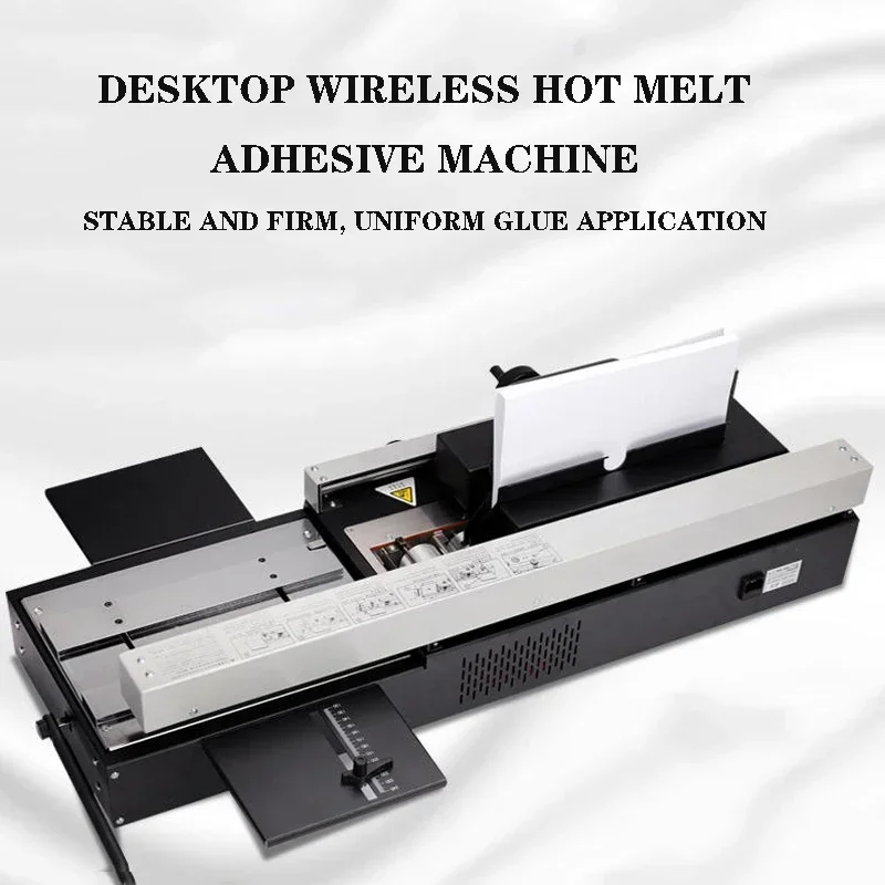 460AC A4 آلة لاصقة تذوب الساخنة ملف المحاسبة غطاء المستندات العطاء آلة تجليد الكتب آلة تجليد لاسلكية يدوية