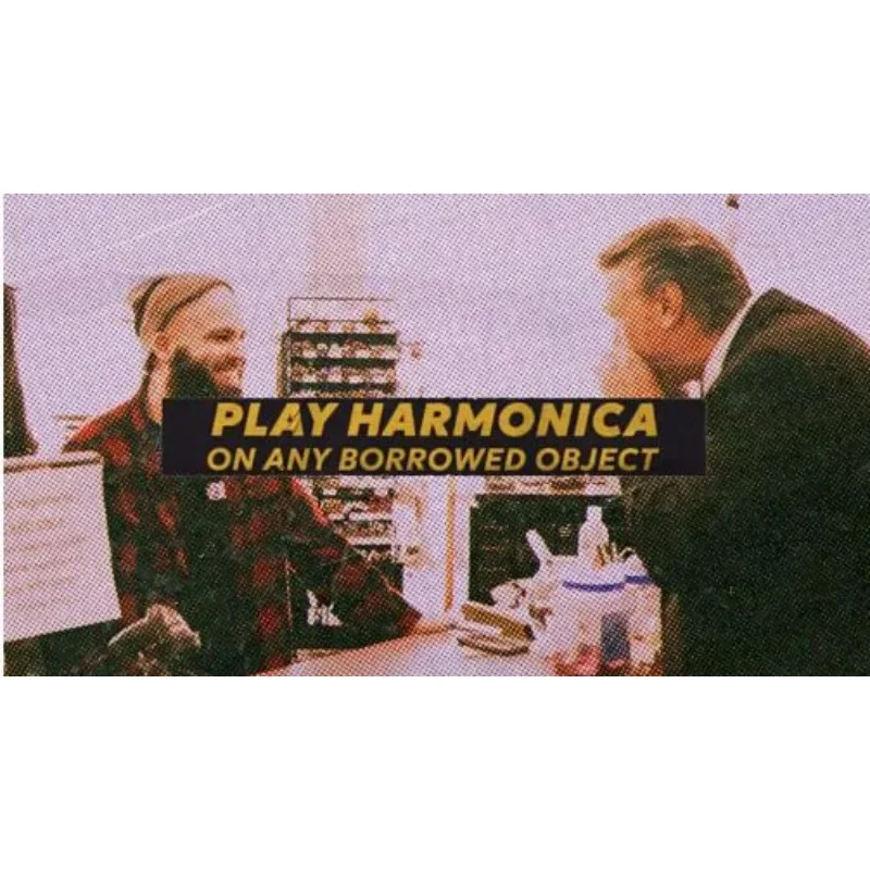 Harmonica ที่มองไม่เห็นโดย Fabien R Close Up Magic Tricks Magic Props ตลกภาพลวงตา Magia นักมายากลลูกเล่นตลกเกมบาร์