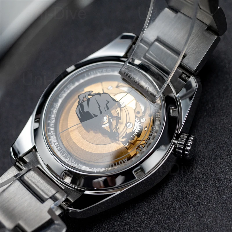 2024 PT5000 New Men Automatic Mechanical Watches Sapphire Retro Classic Stainless Steel Luxury   Business Watch 20Bar Luminous