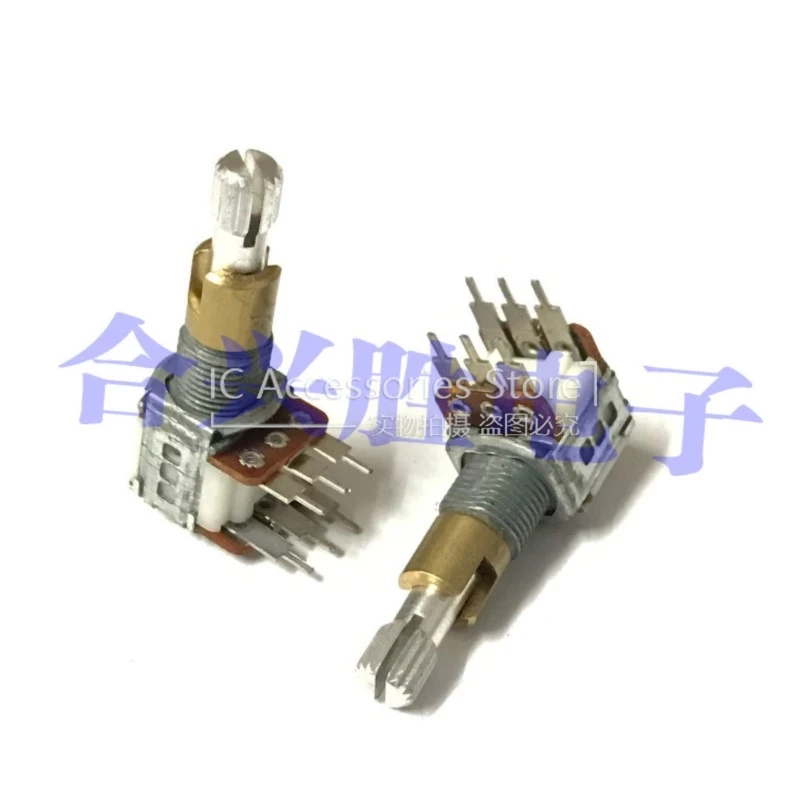 1 Uds potenciómetro doble de precisión Bitonic de doble eje B20K * 2 potenciómetro receptor B20KX2